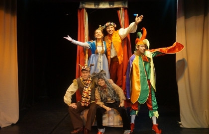 Cцена из «Бременские музыканты»