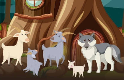 Волк и семеро козлят на новый лад