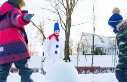 Новый Год на ферме. Резиденция Деда Мороза