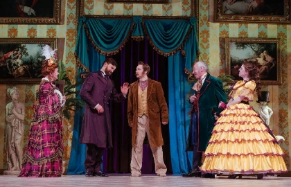 Cцена из «Свадьба Кречинского»