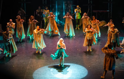 Scene from «Симфоническое рок-шоу «Рождение мира». Concord Orchestra»