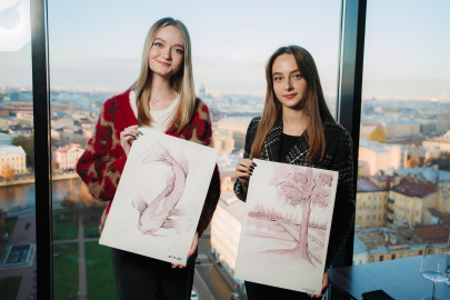 Арт-вечеринка Artvibes. Рисуем вином  с видом на Исакий