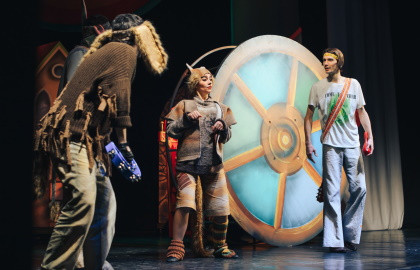 Cцена из «Бременские музыканты»