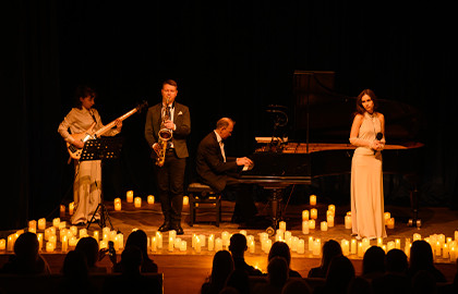 Джаз в музее Пушкина при свечах