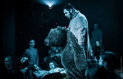 Сказка с закрытыми глазами. Ёжик в тумане