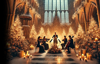 Зимняя сказка в старинном соборе