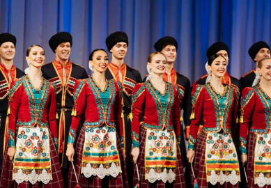 Концерт к 80-летию со дня рождения Н.В.Кубаря. ГКАТиП Кубанская казачья вольница им.Н.В.Кубаря