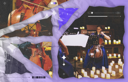 Мировые рок-хиты на виолончелях при свечах