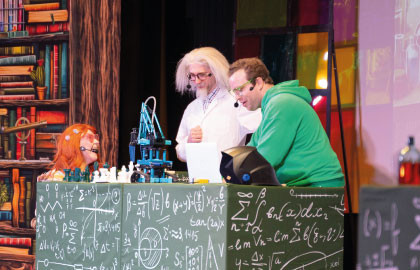 Учёная семейка и роботы