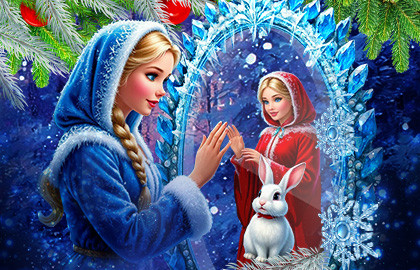 Снегурочка в Зазеркалье