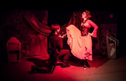 Scene from «Пушкин. Каменный гость»