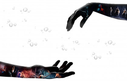 Шоу под дождем «Признание в любви»