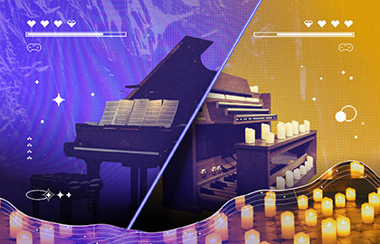 Музыкальный поединок при свечах. Орган & Рояль