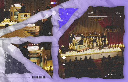 Рок-хиты на органе при свечах