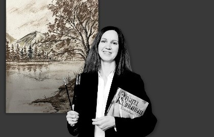 Мастер-класс по графике Марины Савчук