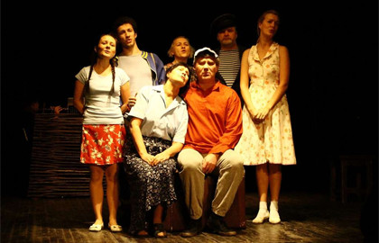 Scene from «Любовь и голуби»