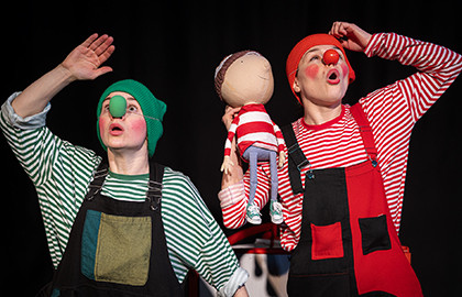 Малыш и Пингвин на южном полюсе