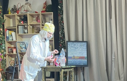 Ученая семейка и квадрокоптер