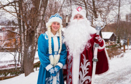 Новый Год на ферме. Резиденция Деда Мороза