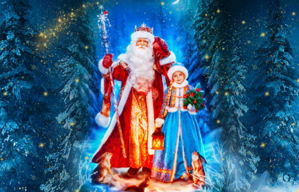 Новый Год на ферме. Резиденция Деда Мороза