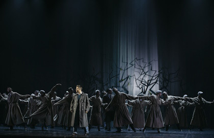 Scene from «Три товарища»