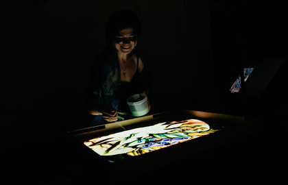 Новогодняя сказка с органом и песочной анимацией "Снежная королева"