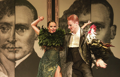 Cцена из «Мольер, avec amour»