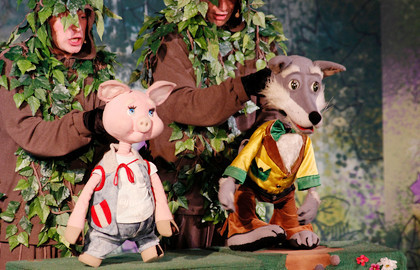 Три веселых поросенка или как подружиться с Волком