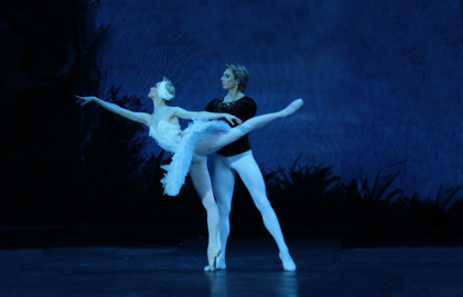 Cцена из «Лебединое озеро»