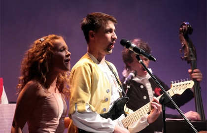 Cцена из «Бременские музыканты»