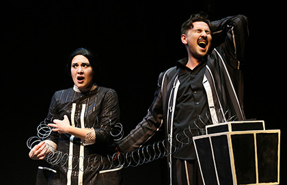 Лес, ведьма и горящий шкаф (по опере "Гензель и Гретель")