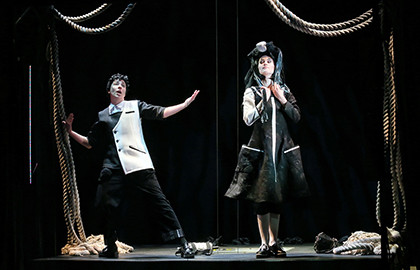 Лес, ведьма и горящий шкаф (по опере "Гензель и Гретель")