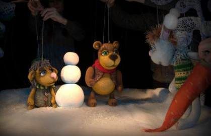 Cцена из «Как Ежик и Медвежонок Новый год встречали»