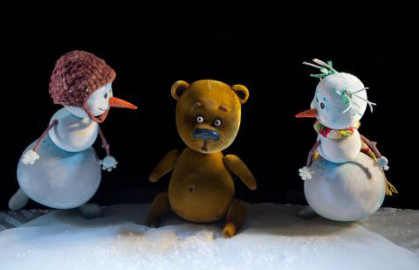 Cцена из «Солнышко и снежные человечки»