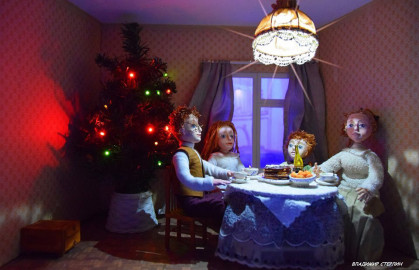 Как мы с папой ходили в лес за елкой