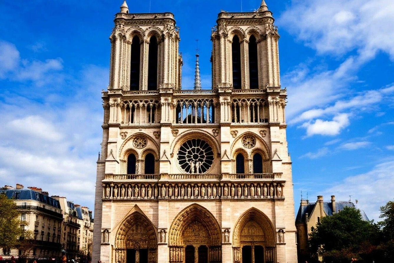 Notre Dame de Paris. Орган и солисты в соборе при свечах